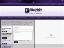 Tablet Screenshot of aimhighacademy.co.uk